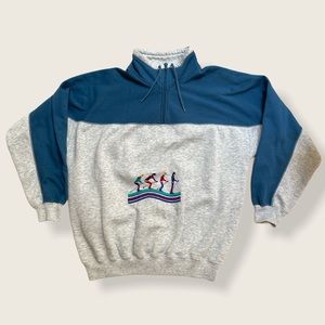 Vintage Quarter Zip Sweater